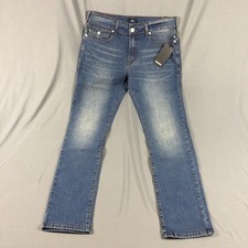 True Religion Jeans Rocco SN Flap Skinny 33 x 32 Medium Harvest NWT MSRP 159