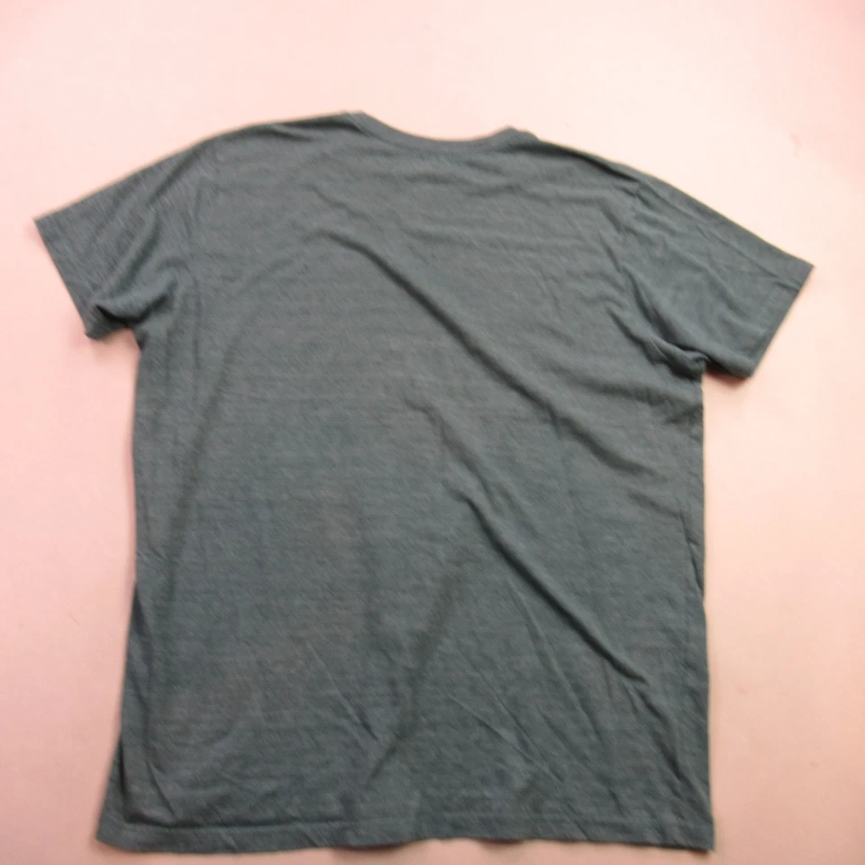 Camisa North Face Para Hombres 2XL Manga Corta Ligera Cuello Redondo Calce Ajustado Verde Foto 4 de 4