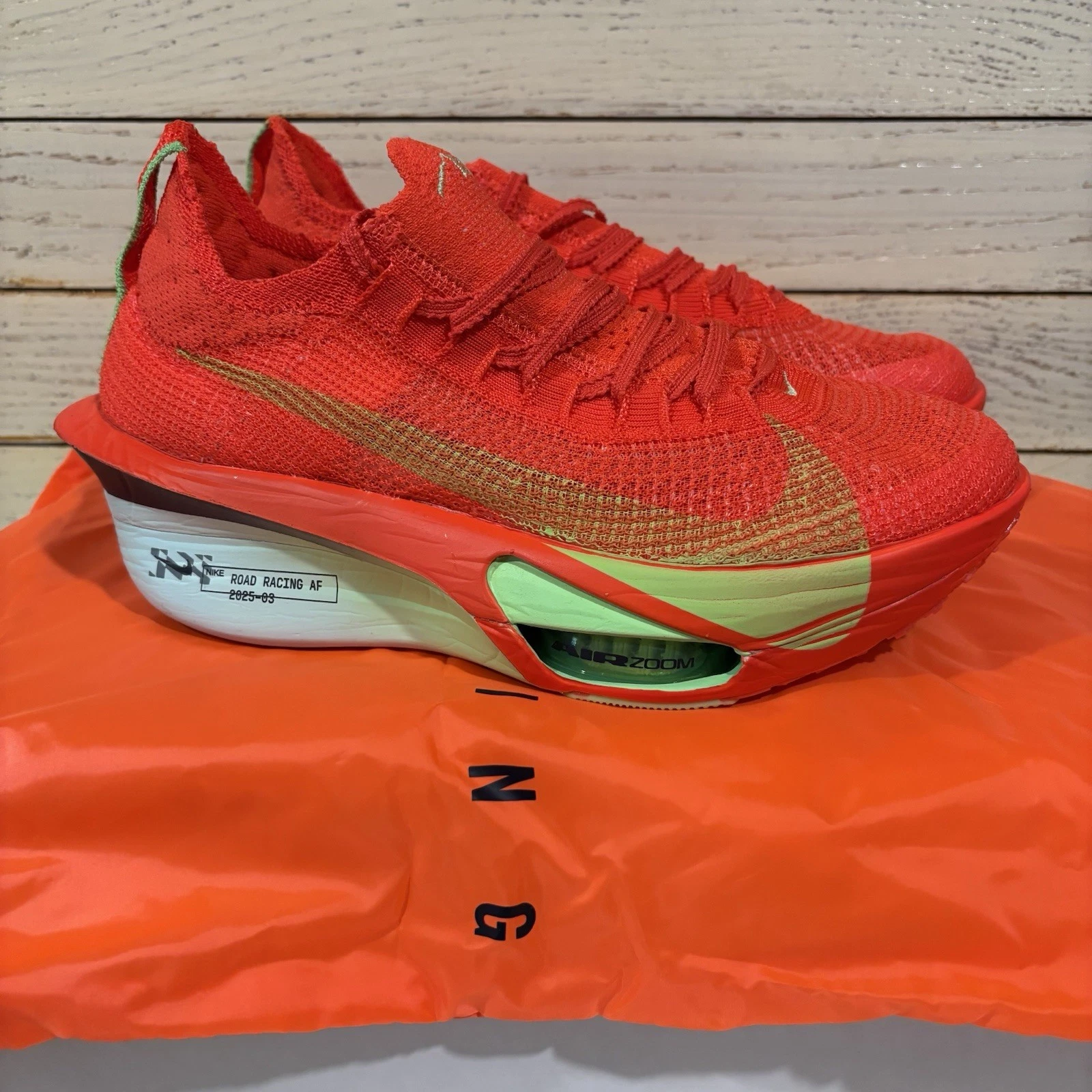 Nike Air Zoom Alphafly NEXT% 3 Bright Crimson FD8315-600 Women's Size 7.5