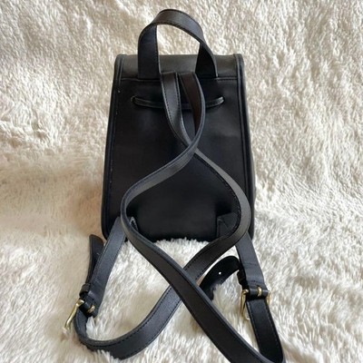 Coach Black Leather Mini Backpack with Gold Turnlock COACH Turnlock Glovetanne Leather Backpack | Nordstrom main image 3