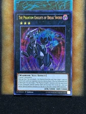 Yugioh The Phantom Knights Of Break Sword WIRA-EN006 Secret Rare 1st Ed LP