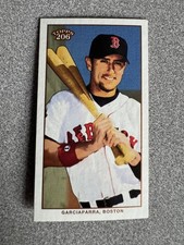 2002 Topps 206 Nomar Garciaparra 2 Bat Variation Polar Bear Mini Card #370