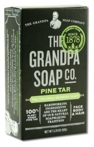 Мыло Grandpa Soap Company Pine Tar Soap 3,25 унции. Бар