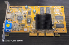Nvidia  GeForce2 MX 200 32Mb AGP Graphics Card Retro Gaming working #V7B