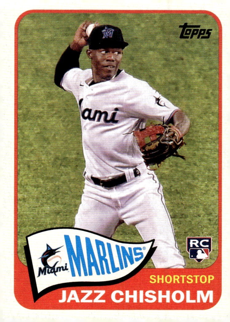 2021 Topps #T65-2 Jazz Chisholm 1965 Topps Redux