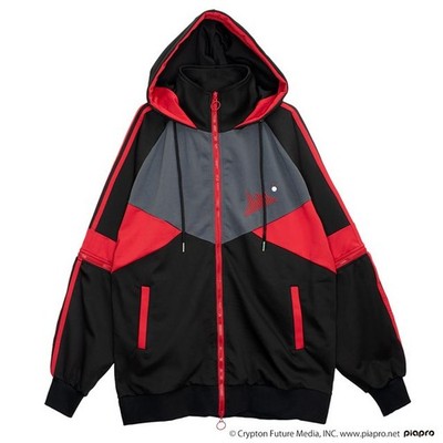 Hatsune Miku × Listen Flavor MEIKO 2-Way Jersey Hoodie Japan New Pre