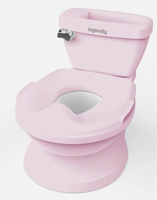 My Size Potty Pro 2 in 1, by Summer by Ingenuity, Pink, Includes Flush Sounds