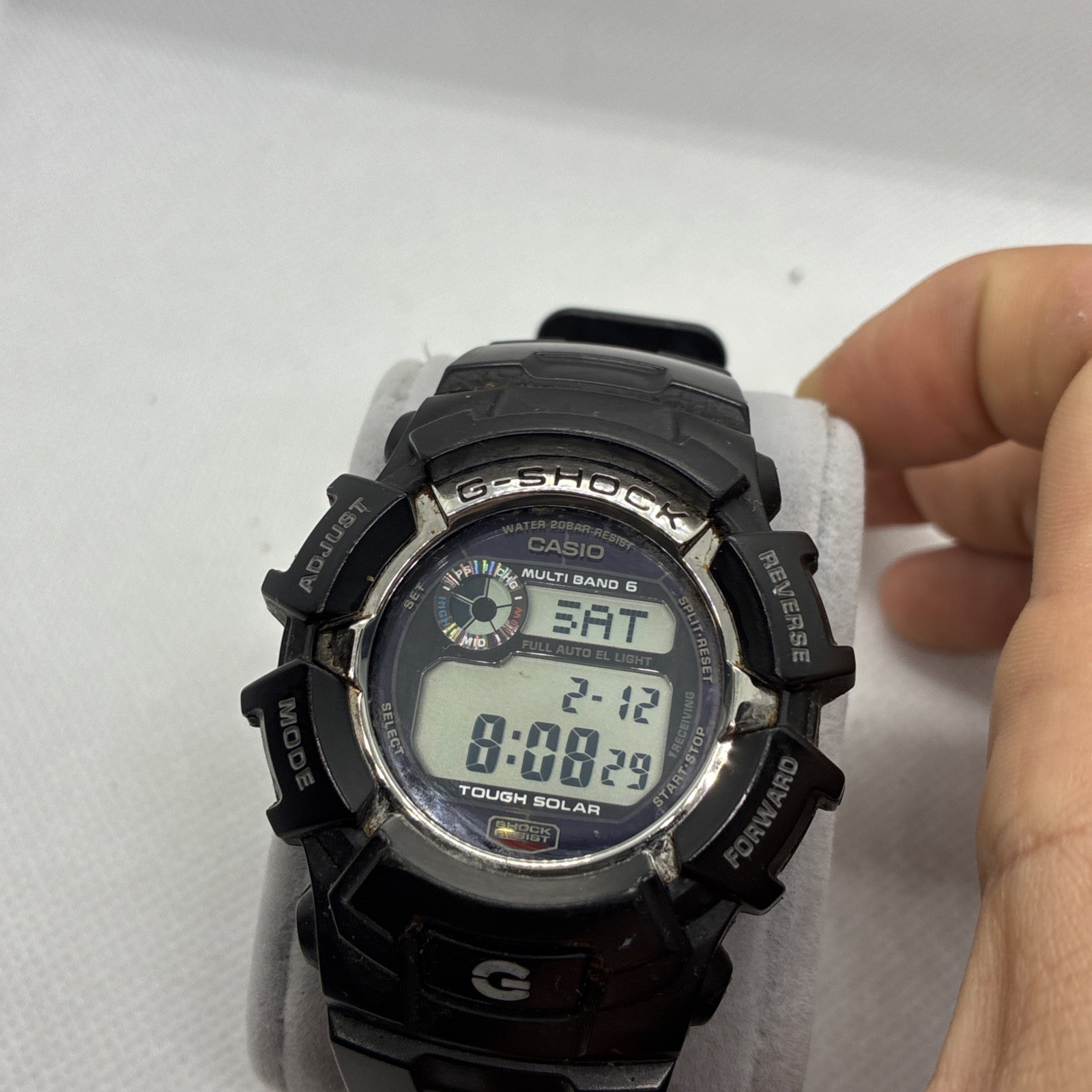 Men's Watch World G-Shock Casio Black Digital Atomic Resin Timers Dial GW2310-1 - vintagewatches.pk