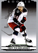2022-23 Parkhurst Champions Trey Fix-Wolansky Rookie Silver #291 Rc Blue Jackets