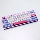 Cherry Profile Tuzi Purple Pink White Dyesubs PBT Keycap Set - 143 Keys