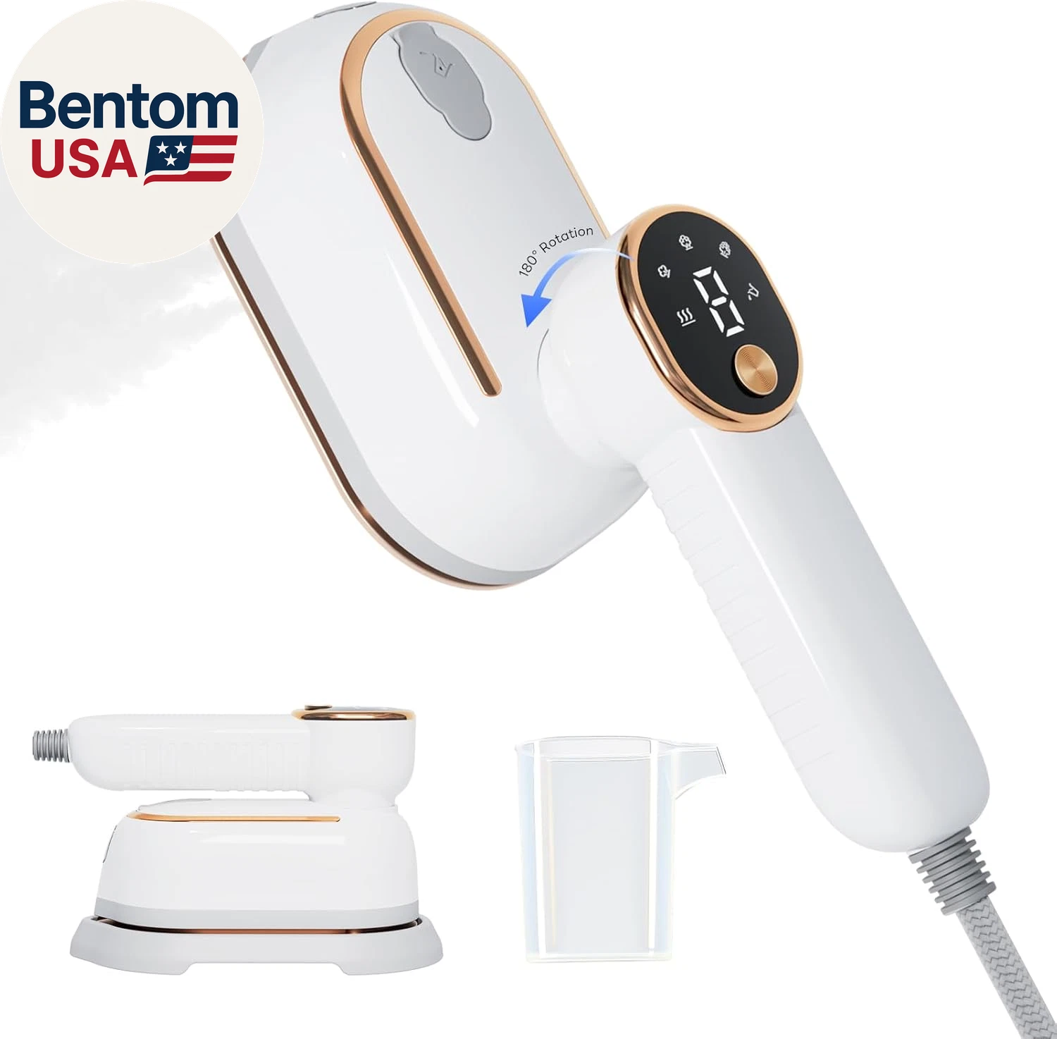 Travel Steamer, Steamer for Clothes, 1200W Clothes Steamer with 10-Second Fast H