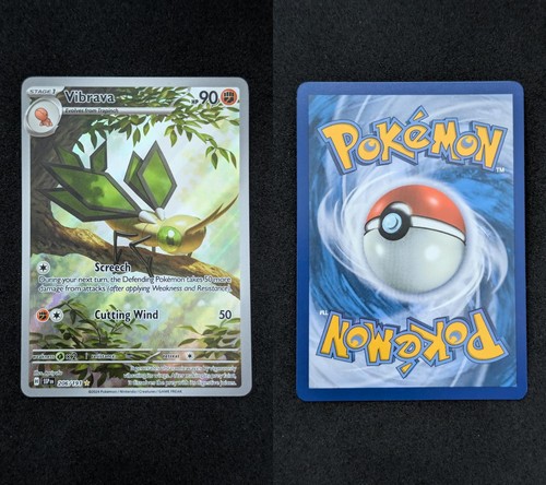 Vibrava 206/191 Illustration Rare Surging Sparks Pokemon Holo Near Mint