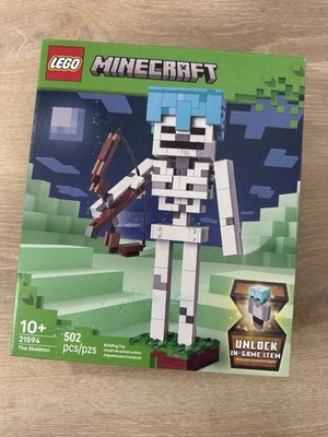 LEGO Minecraft BrickHeadz The Skeleton 21594 502pcs 10+ Unlock In Game Item