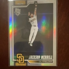 Topps 75 Jackson Merrill Insert San Diego Padres #229 2025 Baseball Card
