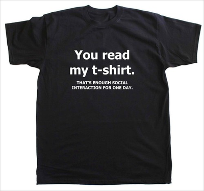 #ad You Read My T Shirt Anti Social New Mens Cotton Funny Tee Shirt $24.99