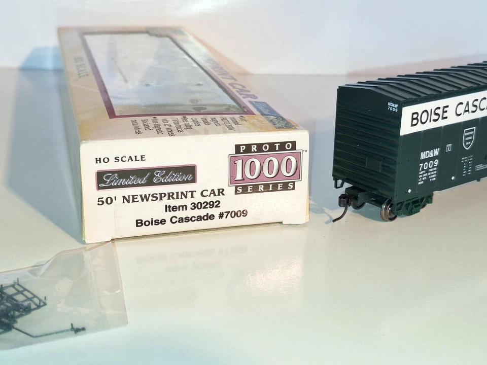 Proto 1000 #30292, 50' Newsprint Car Bouse Cascade. As new cond. HO scale.Boxed - Image 3 of 4