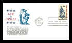 US COVER LAW AND ORDER FIRST DAY ISSUE KHOL KRAFT CACHET