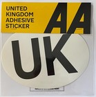 AA Self-Adhesive UK Car Badge Sticker - Legal Size Plate