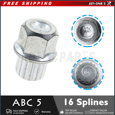 New ABC 5 / 16 splines Wheel Lock Key For VW Volkswagen Audi Wheel Lock US ship