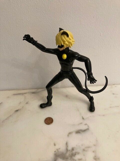 Cat Noir 7 Bandai Zag Heroes Miraculous ladybug 360 Spin Action moving  figure