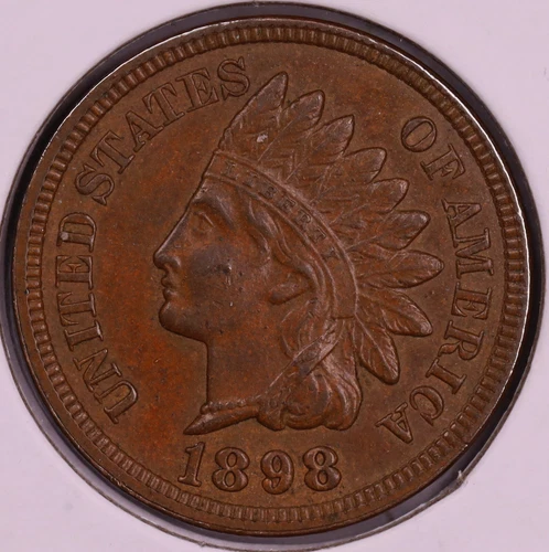 1898 Indian Cent AU ***RARE ORIGINAL COIN***