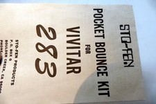 Sto-fen Pocket Bounce dome for Vivitar 283 Owner's Instruction Guide
