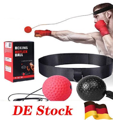 Box-Reflexball Verstellbares Stirnband Reaktionsball Cord Verwendet Boxtraining