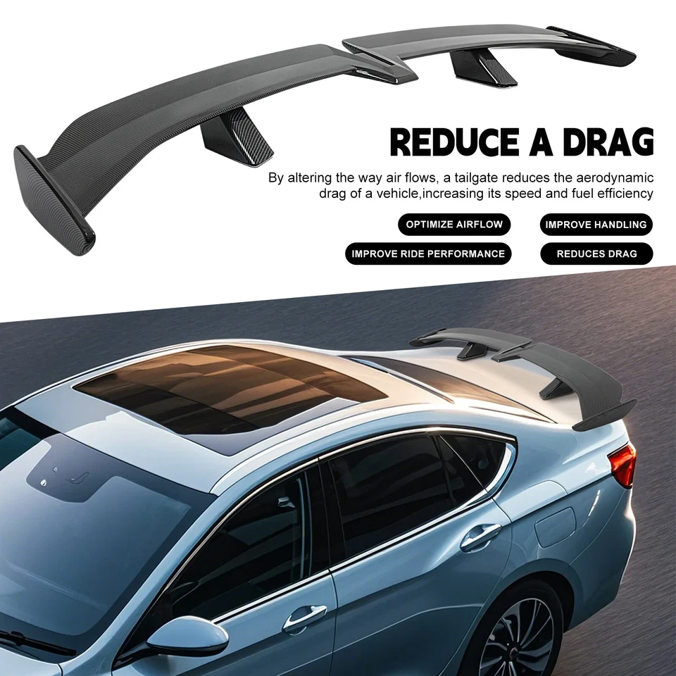 Alerón trasero de fibra de carbono estilo PRO para Audi TT RS TTS 54" Foto 4 de 4