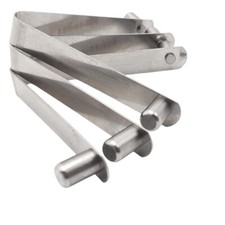 Universal Stainless Steel V-Clip for  Pool and Spa Nets, Brushes or Poles
