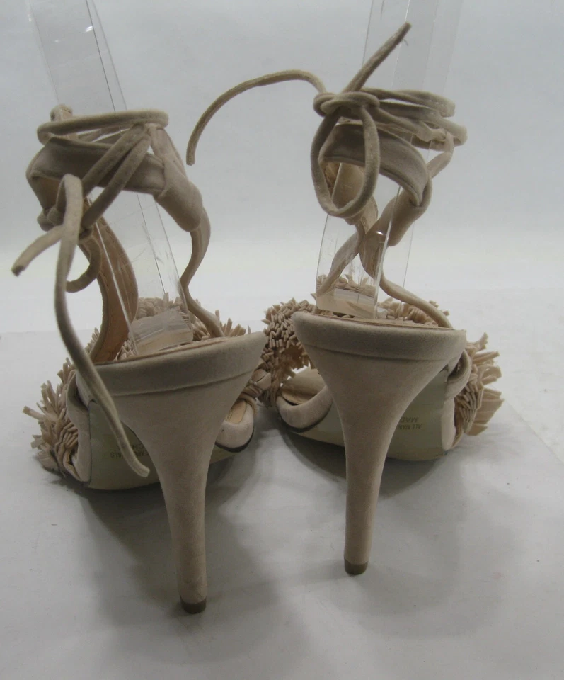 Skintone 4,5 «Stiletto высокий каблук с открытым носком завязать туфли женщин размер 9 - Изображение 3 из 4