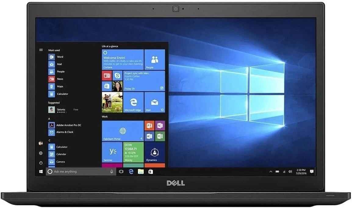 DELL LATITUDE 7490-Core I5-8ème Gen /16 Go/ 256 Go SSD/14' FHD-Tactile - Remis A Neuf Fiche Technique Et Prix Au Maroc
