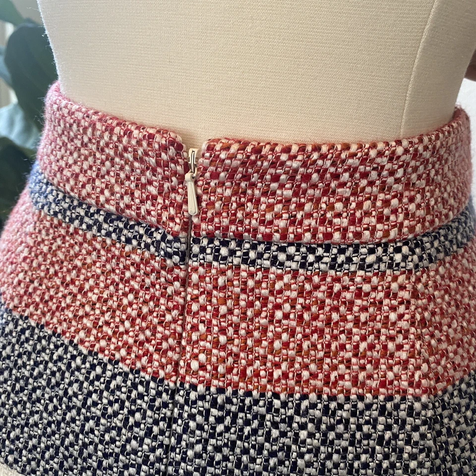 Halogen Size 2 Multi-Color w/Color Block Print Knee-Length Pencil Skirt - Image 2 of 4