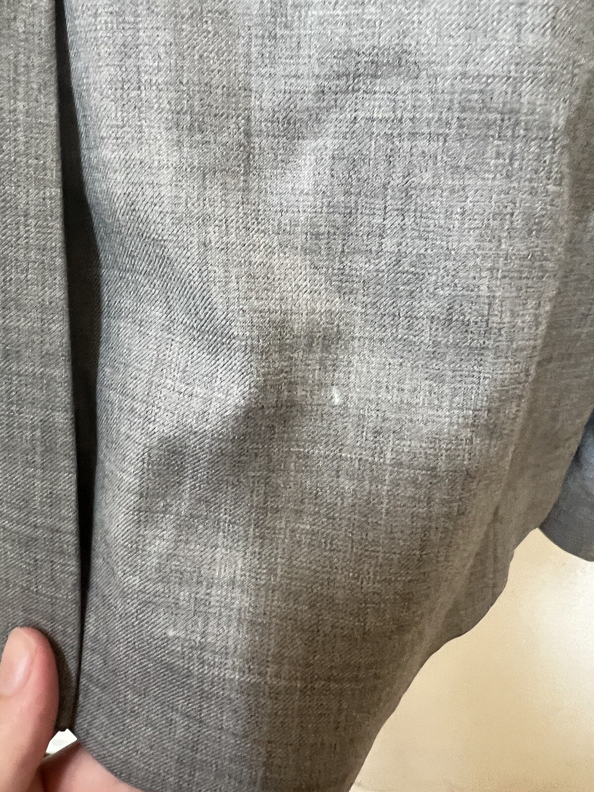 J CREW SOLID GRAY WOOL 2 BUTTON BLAZER SIZE 8T (L… - image 8