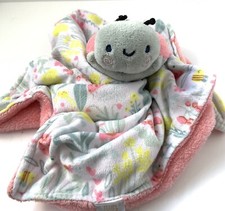 Carters Just One You Ladybug Floral Pink Security Blanket Plush Baby Lovey 68080