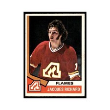 1974 O-Pee-Chee Jacques Richard Atlanta Flames #139