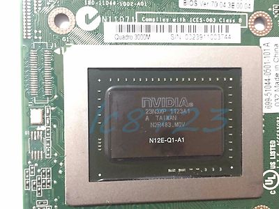 New HP EliteBook 8760w nVIDIA Quadro 3000M 2GB Video Card 647177