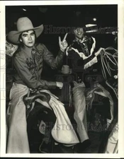 1979 Press Photo Johnnie Fingers & Bob Geldorf of the band "Boomtown Rats"