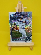 Victor Labrada Seattle Bowman Chrome 1st Speckle Refractor #'d 220/299 BCP #150