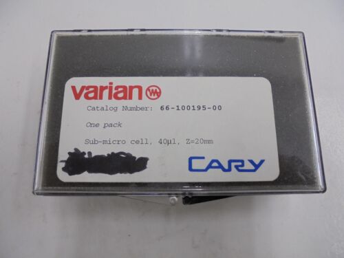Varian, Cary 66-100195-00 Sub-Micro-Zelle 40 μL, Z=20 mm - Bild 1 von 5