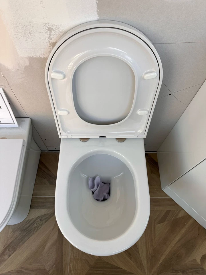 RAK Ceramics Kala back to wall pan and seat white - Image 2 of 3