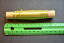 Gorgeous Moroccan Bulk YELLOW SAND Silk Floss Spool (50+ Yards) Fly Tying