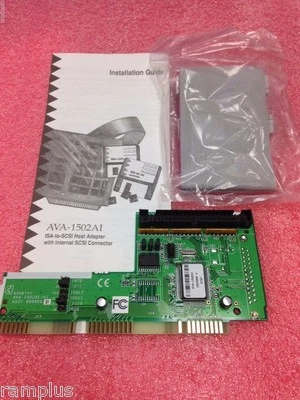 Adaptec ISA SCSI 50-Pin Non-Bootable Peripheral Internal Adapter Controller, NEW - Image 1 of 4