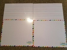 NEW Pack of 4 Horizon Group USA Reversible Dry Erase Board