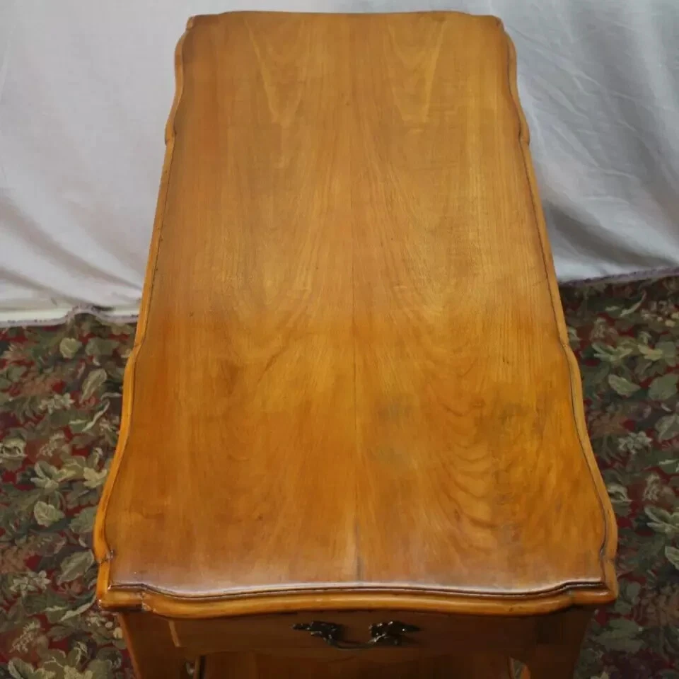 Sofá-mesa de servir madeira de cerejeira francesa 1940 - Imagem 3 de 4