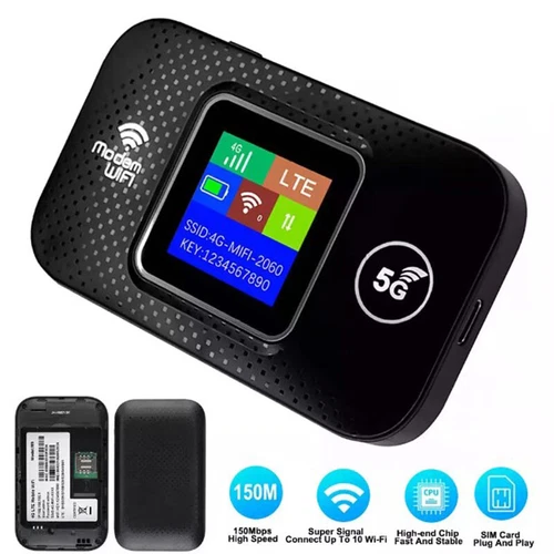 5G LTE Portable Mobile Broadband Wireless Router Hotspot SIM Unlocked WiFi Modem