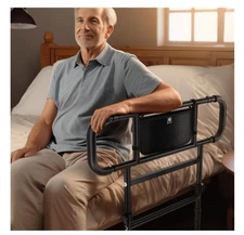 Bed Rails for Elderly Adults Safety Foldable Heavy Duty Bed Assist FORTEMOTUS