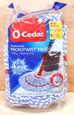 O-Cedar Micro Twist Microfiber Twist Max Mop Refill Replacement Head OPEN Packag