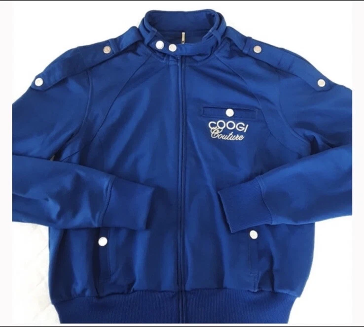 Chaqueta De Colección Deadstock Rara COOGI Couture Estrás Águila Cremallera Completa Para Mujer Grande’s Foto 2 de 4