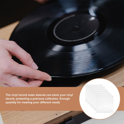25Pcs Plastic Record Protection Bag Vinyl Album Covers Outer Sleeves - Picture 9 of 20