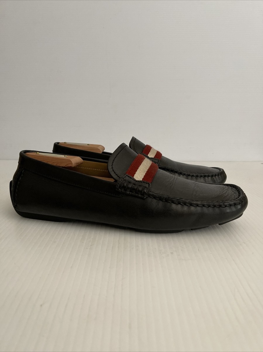 Bally Waltec Loafers Moro Brown Leather Driving Casual Shoes Italy Men\'s Size 11 Bally driving loafers mens - Gem main image 2